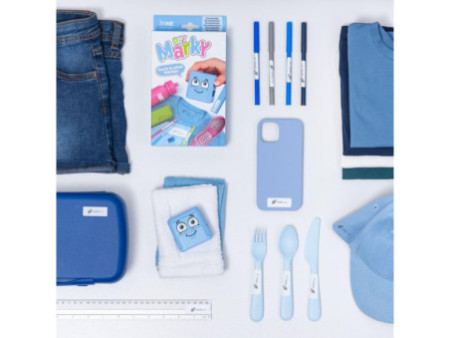 COLOP Set tampon marqueur 'DIY Marky' Printer C20, bleu