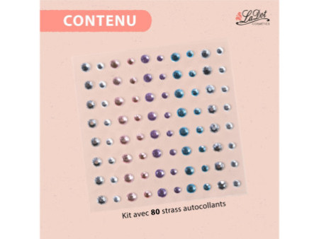 COLOP Set de pierres de strass LaDot, rondes