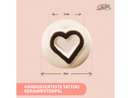 COLOP Pierre de tatouage LaDot 'petit coeur', petit