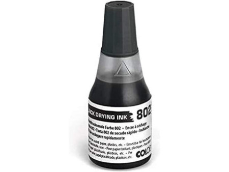 COLOP Encre pour tampon encreur 802, séchage rapide, noir