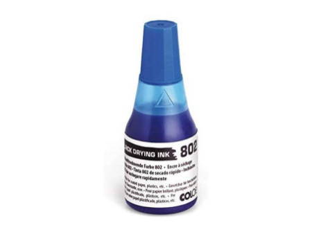 COLOP Encre pour tampon encreur 802, séchage rapide, bleu