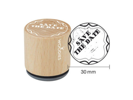 COLOP Tampon à motif Woodies 'Save The date'