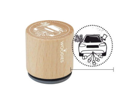 COLOP Tampon à motif Woodies 'auto avec boîtes de conserve'