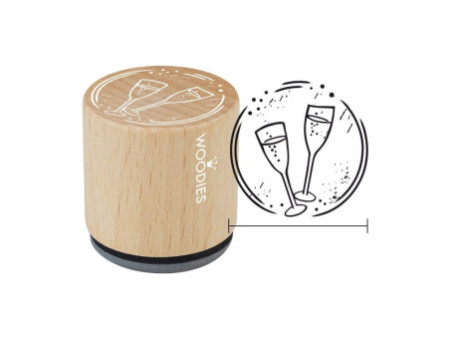 COLOP Tampon à motif Woodies 'coupes de champagne'
