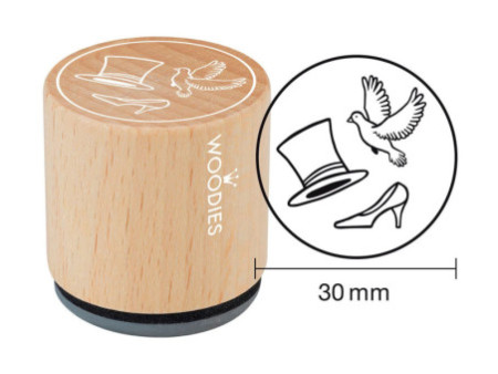 COLOP Tampon à motif Woodies 'costume de marié'