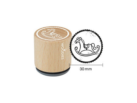 COLOP Tampon à motif Woodies 'cheval à bascule'