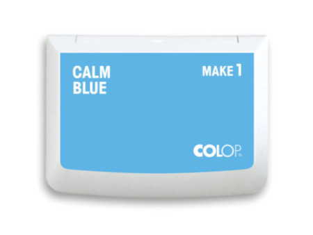 COLOP Tampon encreur MAKE 1, 90 x 50 mm, calm blue