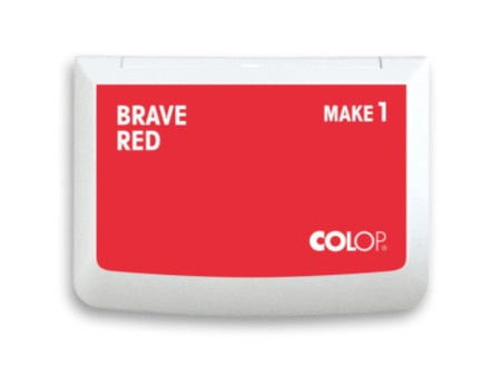 COLOP Tampon encreur MAKE 1, 90 x 50 mm, brave red
