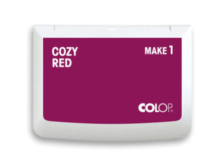 COLOP Tampon encreur MAKE 1, 90 x 50 mm, cozy red