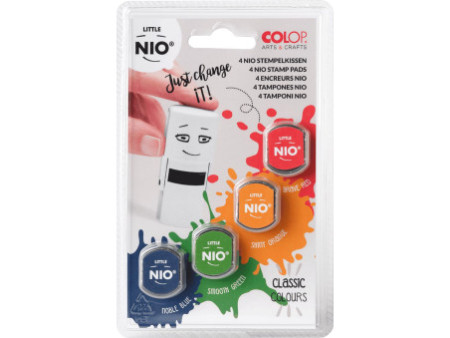 COLOP Tampon encreur LITTLE NIO E/R17, couleurs de base