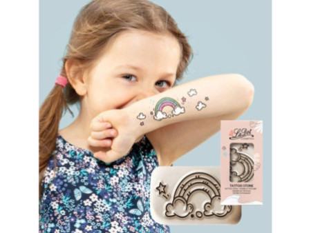 COLOP Pierre de tatouage LaDot kids 'arc-en-ciel', moyen