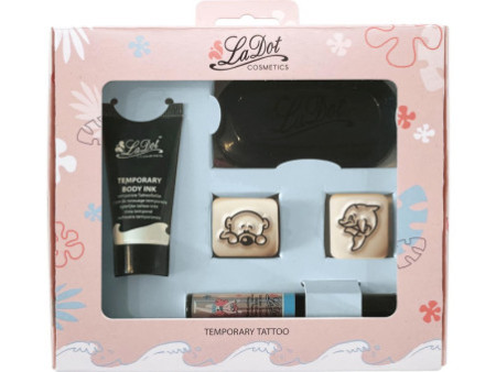 COLOP Tampon de tatouage LaDot kit 11, Stone S23/S19