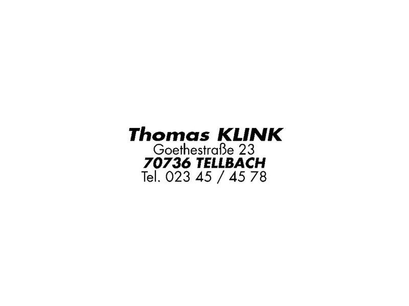 COLOP Tampon pour texte Printer 20 Green Line, 4 lignes