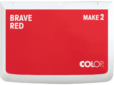 COLOP Tampon encreur, Make 2, 110 x 70 mm, brave red