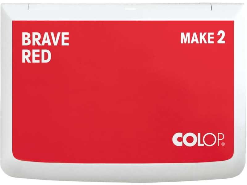 COLOP Tampon encreur, Make 2, 110 x 70 mm, brave red