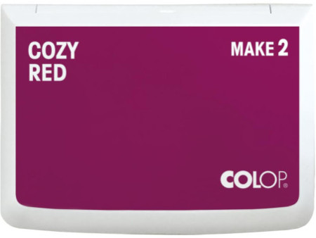 COLOP Tampon encreur, Make 2, 110 x 70 mm, cozy red