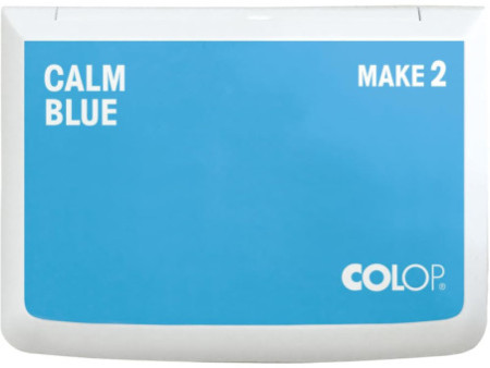 COLOP Tampon encreur, Make 2, 110 x 70 mm, calm blue