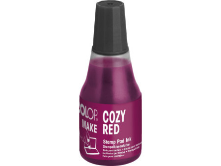 COLOP Encre pour tampon encreur MAKE, 25 ml, cozy red