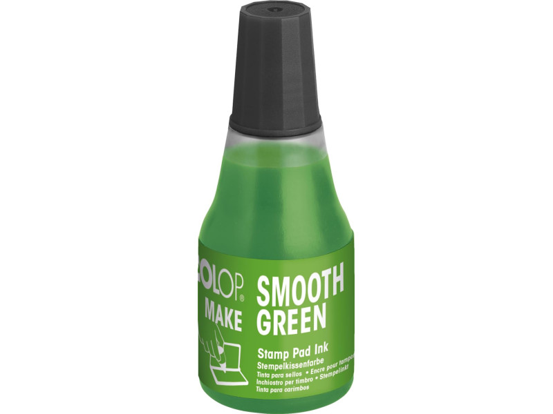 COLOP Encre pour tampon encreur MAKE, 25 ml, smooth green