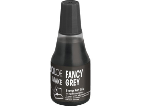 COLOP Encre pour tampon encreur MAKE, 25 ml, fancy grey
