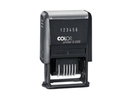 COLOP Tampon numéroteur Printer S226, 6 chiffres, noir