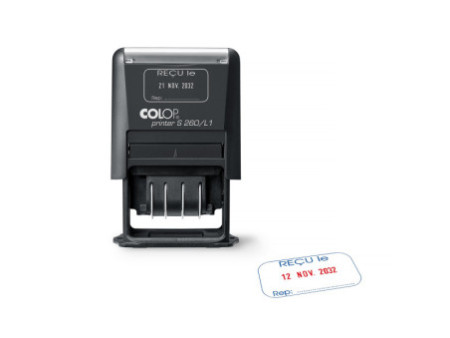 COLOP Tampon de date Printer S260/L1 'RECU le', noir