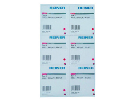 REINER Réservoir de rechange pour tampon, taille 4, rouge