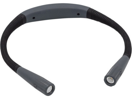 WEDO Lampe de lecture LED LOOPLIGHT, rechargeable, noir/gris