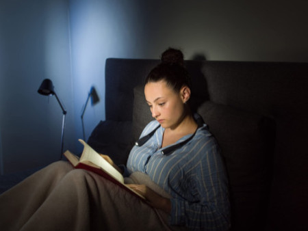 WEDO Lampe de lecture LED LOOPLIGHT, rechargeable, noir/gris