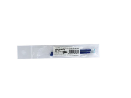 WEDO Recharge mine gel pour stylo à bille 4 couleurs, bleu