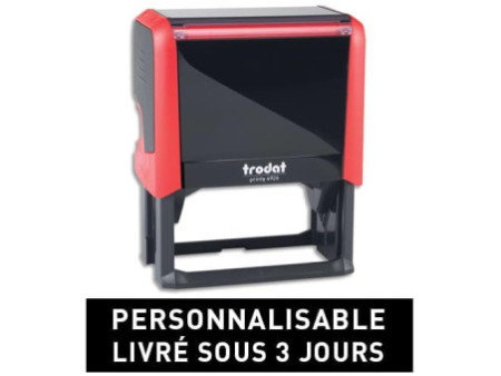 trodat Tampon marqueur de texte 4926 4.0, 8 lignes, rouge
