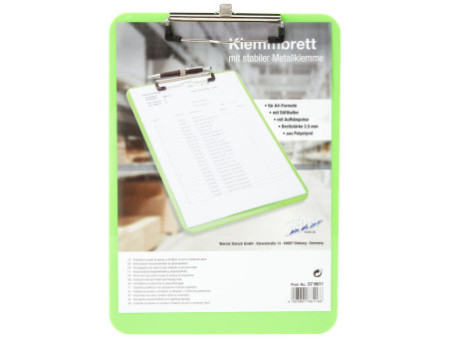 WEDO Porte-bloc, A4, en polystyrène, vert clair