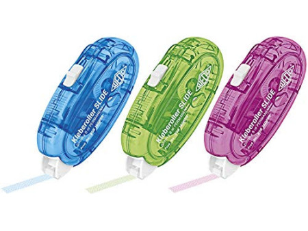 WEDO Roller de colle SLIDE, 6 mm x 8 m, présentoir de 18