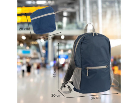 WEDO Sac à dos pliable PACKTOGO, bleu