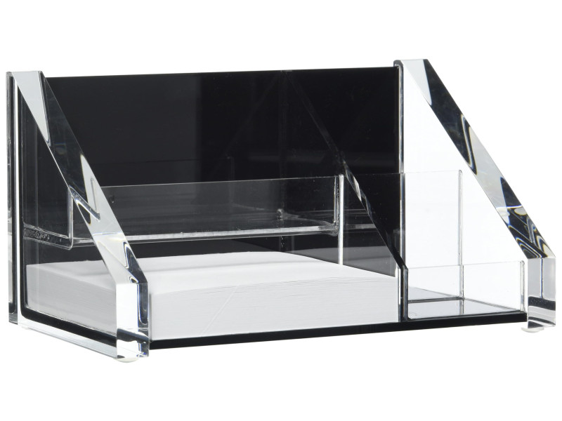 WEDO Multipot 'acrylique exclusif', transparent / noir