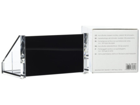 WEDO Multipot 'acrylique exclusif', transparent / noir