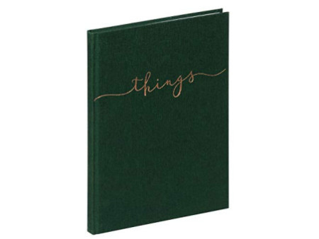 PAGNA Carnet de notes 'things', A5, uni, gris
