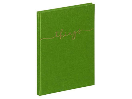 PAGNA Carnet de notes 'things', A5, uni, gris