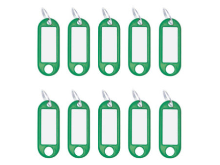 WEDO Porte-clés avec anneau, diamètre: 18 mm, vert