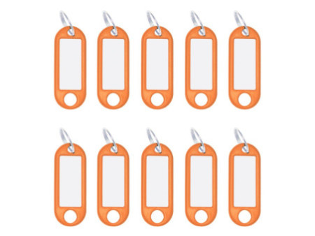 WEDO Porte-clés avec anneau, diamètre: 18 mm, orange