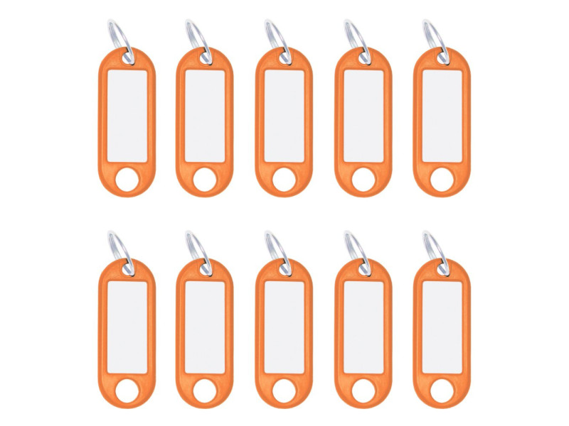 WEDO Porte-clés avec anneau, diamètre: 18 mm, orange