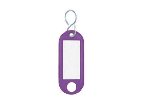 WEDO Porte-clés avec crochet en S, grand paquet, violet