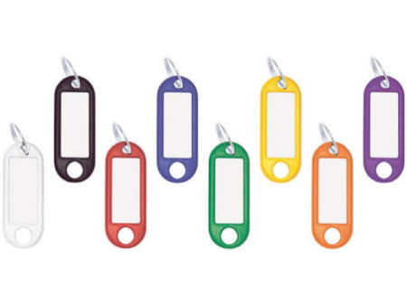 WEDO Porte-clés avec anneau, diamètre: 18 mm, vert