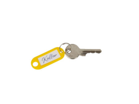 WEDO Porte-clés avec anneau, diamètre: 18 mm, présentoir