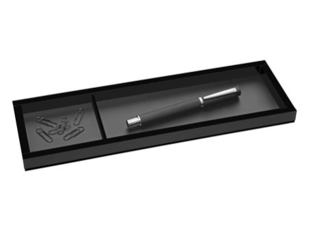 WEDO Plumier 'black office', 2 compartiments, noir