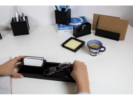 WEDO Plumier 'black office', 2 compartiments, noir