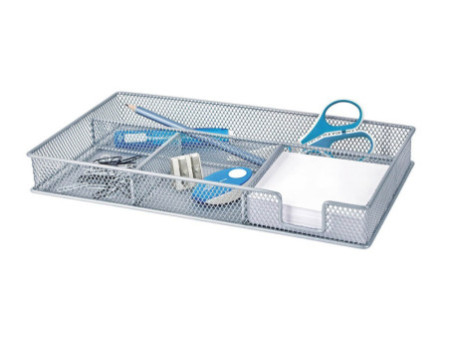 WEDO Plumier Office, en fil métallique, argent