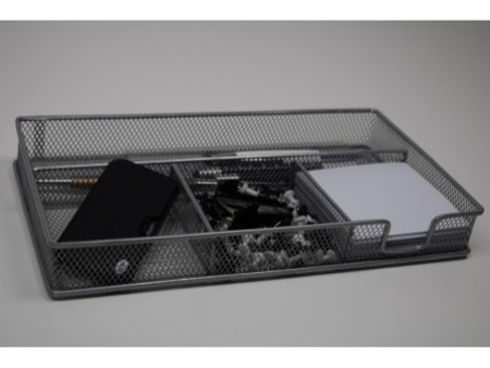 WEDO Plumier Office, en fil métallique, argent