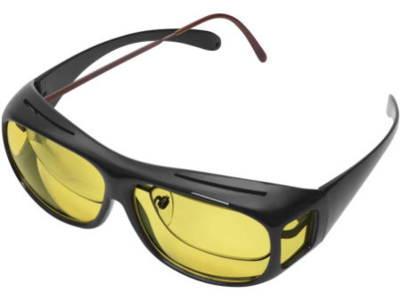 WEDO Sur-lunettes de vision nocturne pour conducteur, étui à
