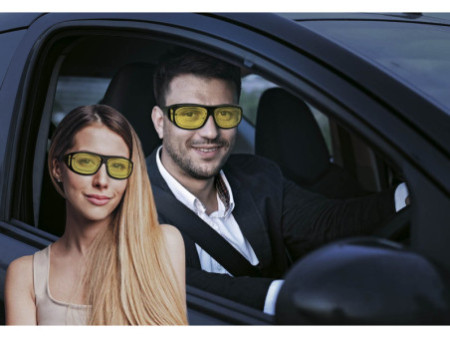WEDO Sur-lunettes de vision nocturne pour conducteur, étui à